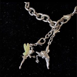 Vintage Disney Tinkerbell Charm Bracelet